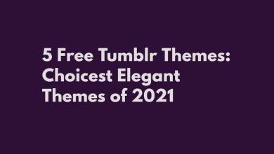 Photo of 5 Free Tumblr Themes: Choicest Elegant Themes of 2021