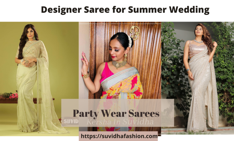 party wear sarees