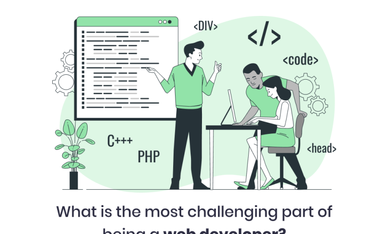 challenging part of being a web developer